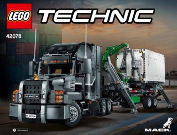 LEGO Technic Mack Anthem 42078, новый уникальный набор