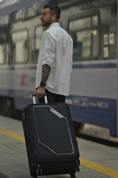 Большой дорожный чемодан размера XXL и БЕСПЛАТНАЯ тканевая мягкая вместительная кодура 29 дюймов.