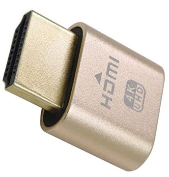 ЭМУЛЯТОР МОНИТОРА АДАПТЕР-ЗАглушКА HDMI VGA 4K