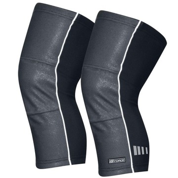 Nakolanniki Wiatroszczelne FORCE WIND-X czarne L