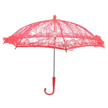 1 szt. Vintage koronkowy parasol rekwizyty sceniczne