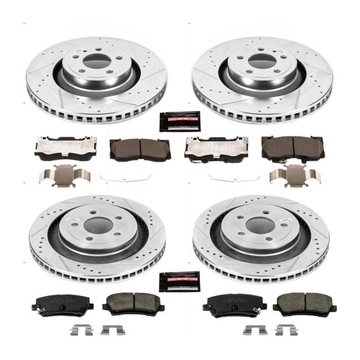 Tarcze i klocki PowerStop Z23 Mustang 2.3/GT 2015+