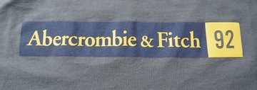 ABERCROMBIE & FITCH_T-shirt khaki z logo_S