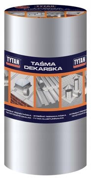 Taśma uszczelniająca 30cm/10 mb. aluminium