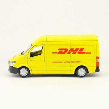 DHL COURIER MERCEDES-BENZ SPRINTER 1:36 KINSMART