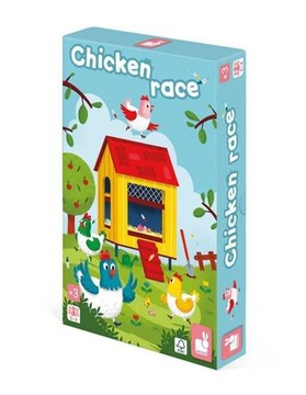 Gra planszowa / strategiczna dla dzieci - Gra Wyścig kurczaków, 3 +, Janod