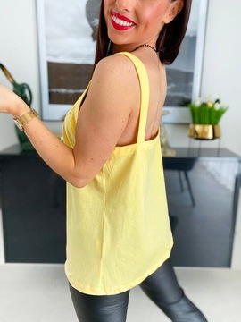 ТОП НА РЕМЕНКАХ - ЖЕЛТЫЙ