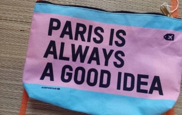 Airportag Paris/ekskluzywna, duża kosmetyczka z Paryża, Top Vintage