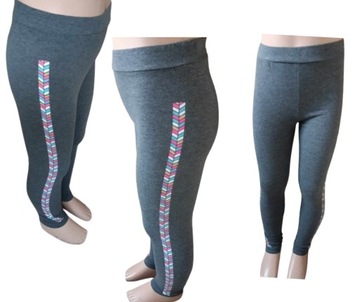 Legginsy getry cienkie DZIEWCZYNKI 116-122