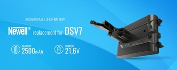 Запасной аккумулятор Newell DSV7B для Dyson V7 SV11
