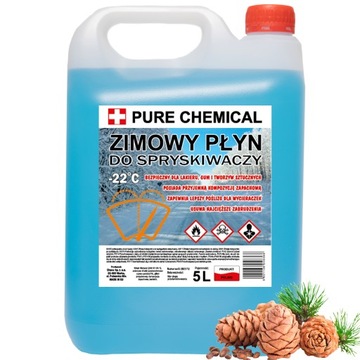 ZIMOWY PŁYN DO SPRYSKIWACZY -22 ZAPACHOWY 5L