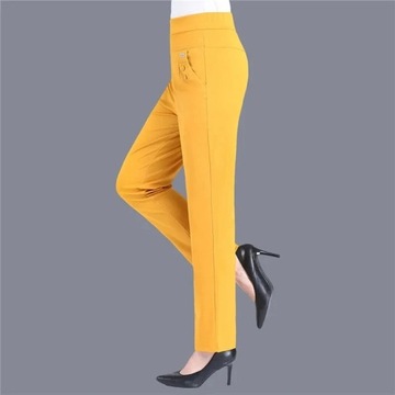 Candy Colors Women Stretch Classic Pants Elegant S