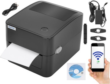 XPRINTER Drukarka do etykiet termicznych kurierskich WiFi LAN USB