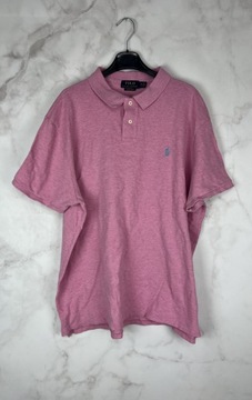 Polo Ralph Lauren Różowa Koszulka Męska XXL 44