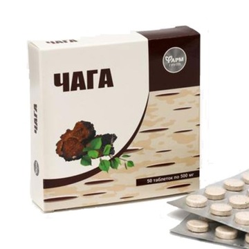 CZAGA CHAGA SYBERYJSKA HUBA BRZOZOWA 50 tab. 500mg