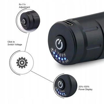 Wireless Tattoo Machine Set Professional Wireless
