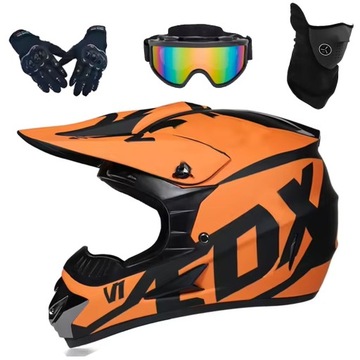 ЭЛЕКТРИЧЕСКИЙ СКУТЕР ШЛЕМ CROSS ENDURO QUAD BMX ШЛЕМ ОЧКИ ПЕРЧАТКИ L