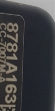 KAMERA COUVÁNÍ ZADNÍ MITSUBISHI OUTLANDER III FACELIFT 8781A163