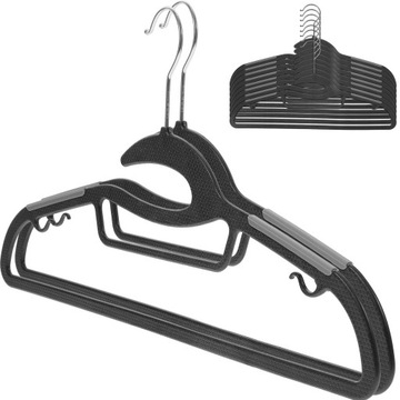 10 ШТ. ОЧЕНЬ ШИРОКИЕ ВЕШАЛКИ ПЛАСТИКОВАЯ ВЕШАЛКА ДЛЯ ОДЕЖДЫ