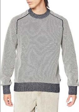 S8222 HUGO BOSS AKOPAK męski sweter Z DZIANINY L