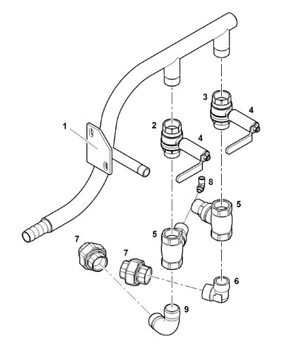 Удлинитель ручки шарового крана Putzmeister