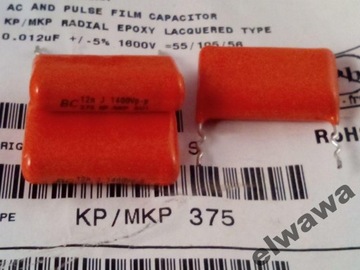 Kondensator fol. 12nF 1600V 5% R22 MKP BC - 20szt.