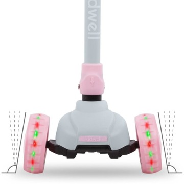 ТРЕХКОЛЕСНЫЙ БАЛАНСОВЫЙ САМОК KIDWELL СО СВЕТОДИОДНЫМИ КОЛЕСАМИ