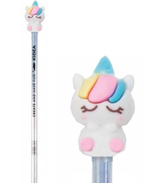 Kidea OŁÓWEK Z FIGURKĄ HB Jednorożec