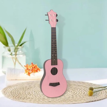 Деревянная гитара, классический розовый инструмент