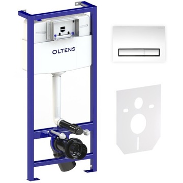 КОМПЛЕКТ ДЛЯ ВСТРОЕННОГО МОНТАЖА 5-В-1, УНИТАЗ, РАМКА OLTENS