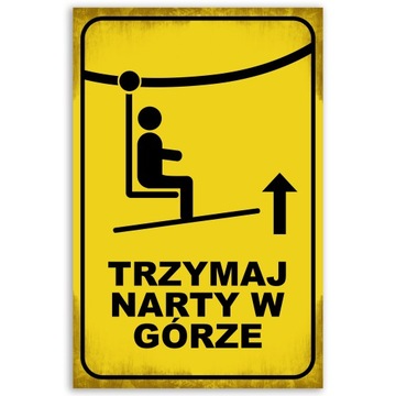 Tablica Informacyjna Na Stok Narty w Górze Wzory