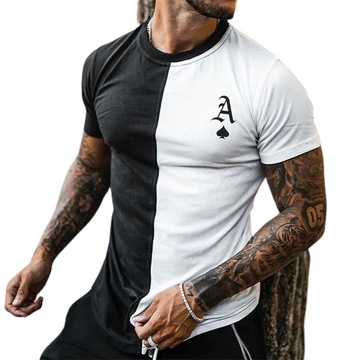 MĘSKA KOSZULKA T-SHIRT 3D KRÓTKIM RĘKAW AS PIK M