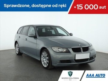 BMW Seria 3 E90-91-92-93 Touring E91 2.0 318i 129KM 2007 BMW 3 318 i, Klima, Klimatronic, Tempomat