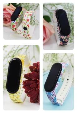 Красивый браслет для Xiaomi Mi Band 3 4, ремешок для смарт-браслета, цветы, розы, женский