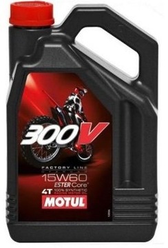 MOT15W604T300V4/OLE OLEJ MOTUL 15W-60 4T 300V 4L O