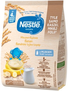 NESTLE KASZKA MLECZNO RYŻOWA banan 230g