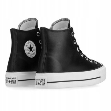 CONVERSE CTAS LIFT HI - Skórzane Trampki r. 39,5