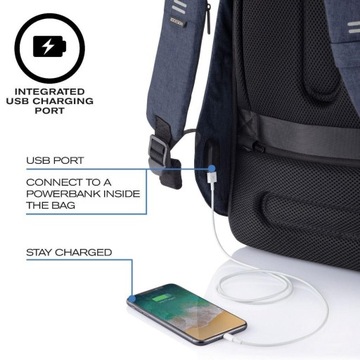 Рюкзак с защитой от кражи для ноутбука 13,3 дюйма XD Design Bobby Hero Small P705.705