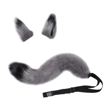 Wilcze Uszy Ogon Zestaw Cosplay Furry dla