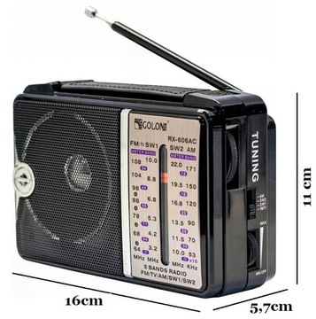 RADIO SIECIOWE PRZENOŚNE R20 KUCHENNE FM AM SW