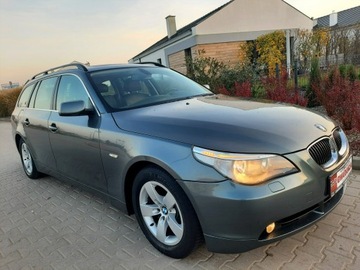 BMW Seria 5 E60 Sedan 2.5 525i 218KM 2006 BMW 525 2.5i 218PS NAVI SKÓRA MANUALRata600zl, zdjęcie 5