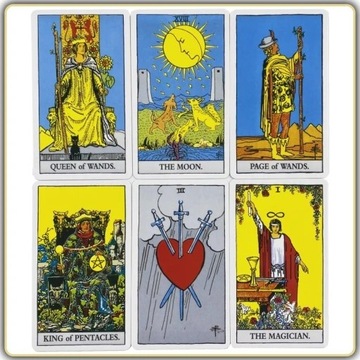 НАБОР КЛАССИЧЕСКИХ КАРТ ТАРО Всадник ТАРО 78 КАРТ ПОЛЬСКАЯ ИНСТРУКЦИЯ