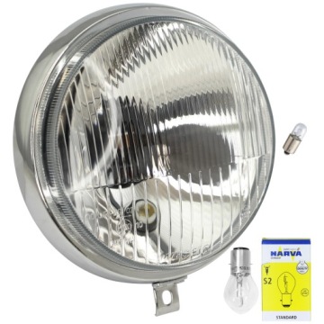 WKŁAD LAMPA PRZÓD RAMKA CHROM SIMSON S51 ENDURO