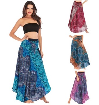 ДЛИННАЯ ЖЕНСКАЯ ЮБКА МАКСИ ДО ЩИТКИ БОХО FLEETY