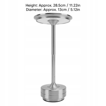 БЕСПРОВОДНАЯ НАСТОЛЬНАЯ СВЕТОДИОДНАЯ СВЕТОДИОДНАЯ ЛАМПА С РЕГУЛИРУЕМОЙ РЕГУЛЯЦИЕЙ USB