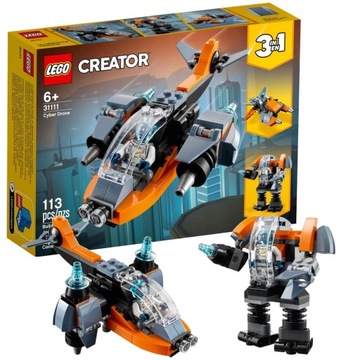 НАБОР РОБОТОВ LEGO CREATOR CYBERDRON 3В1 31111