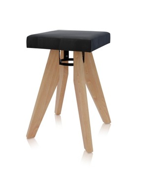 Taboret KUCHENNY TECHNO buk naturalny - focus 20