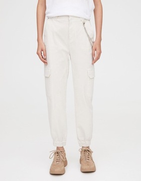 R3U038 PULL AND BEAR__MZ5 SPODNIE ŚCIĄGACZE __S