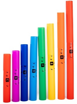 Диатонические колокольчики нажатые колокольчики - палочные трубки Montessori Set Set