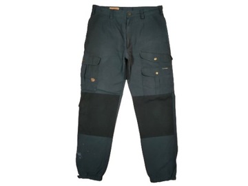 FJALLRAVEN Vidda Comfort High Spodnie Trekkingowe G100 Męskie Logo r. 48